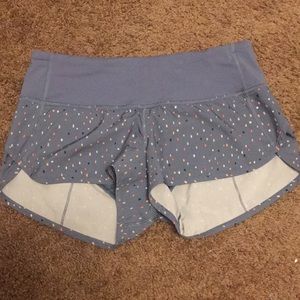 Lululemon speed shorts